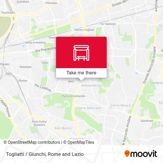 Togliatti / Giunchi map