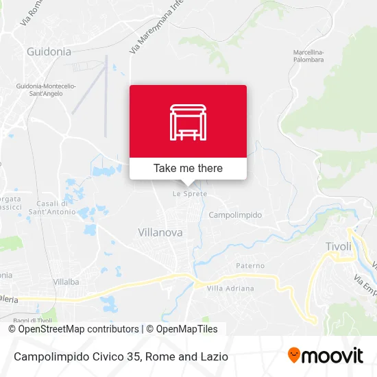 Campolimpido Civico 35 map