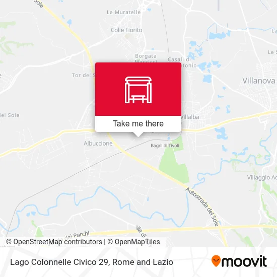 Lago Colonnelle Civico 29 map
