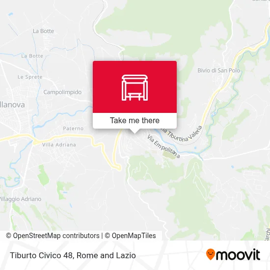 Tiburto Civico 48 map