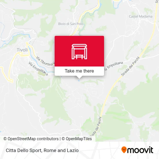 Citta Dello Sport map
