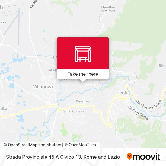 Strada Provinciale 45 A Civico 13 map