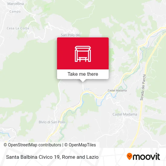 Santa Balbina Civico 19 map