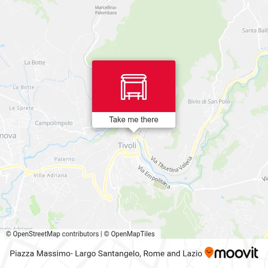 Piazza Massimo- Largo Santangelo map