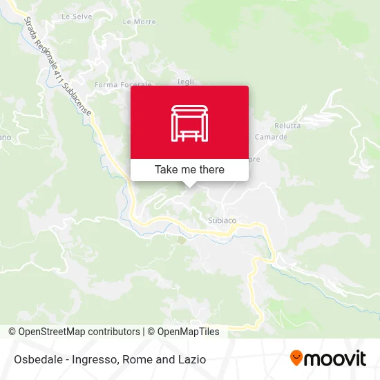 Osbedale - Ingresso map