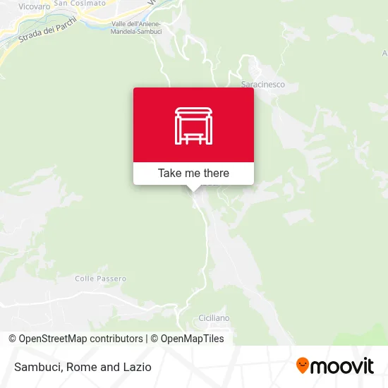 Sambuci map