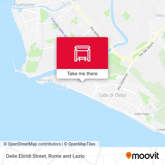 Delle Ebridi Street map