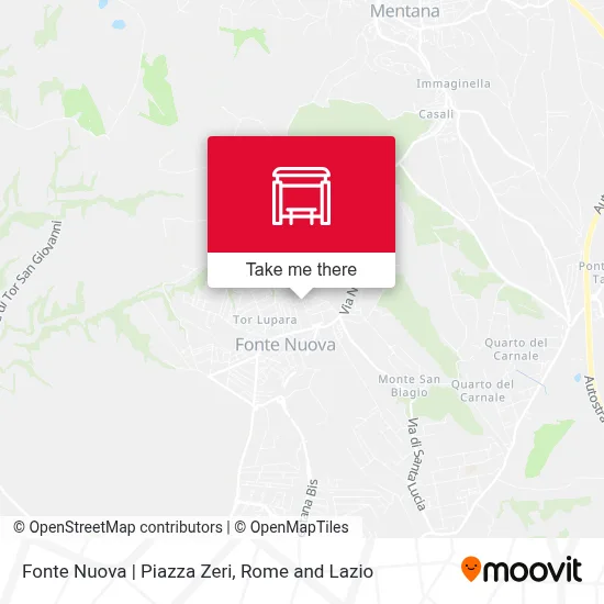 Fonte Nuova | Piazza Zeri map