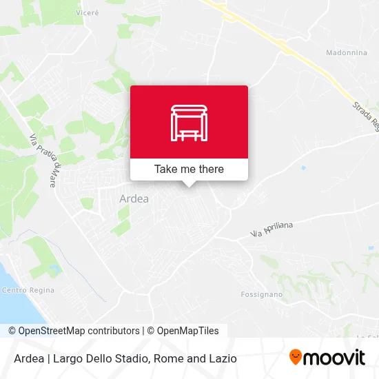 Ardea | Largo Dello Stadio map