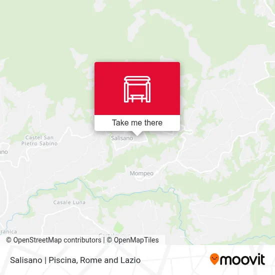 Salisano | Piscina map