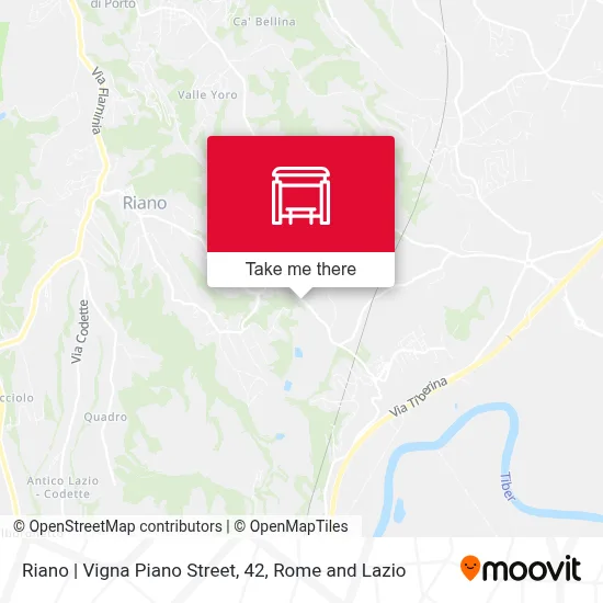 Riano | Vigna Piano Street, 42 map
