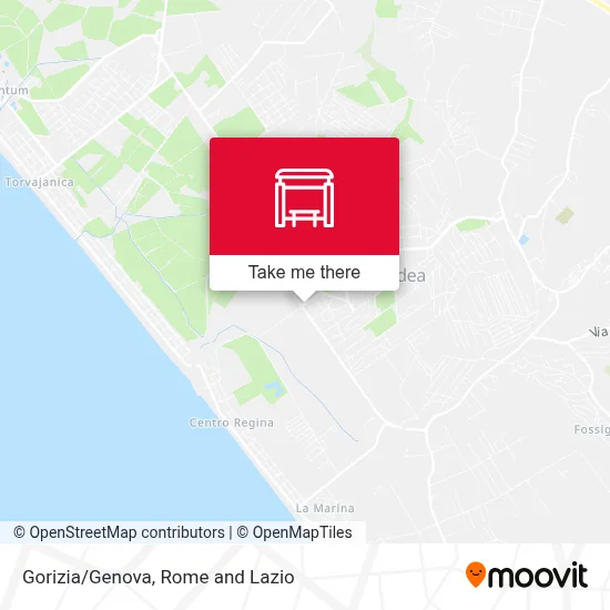 Gorizia/Genova map