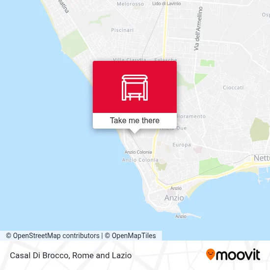 Casal Di Brocco map