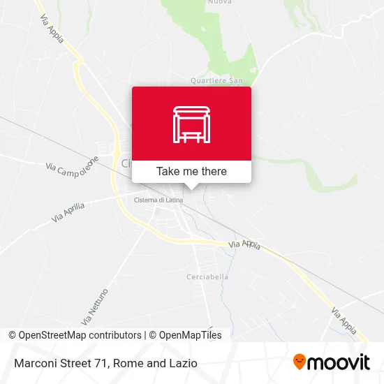 Marconi Street 71 map
