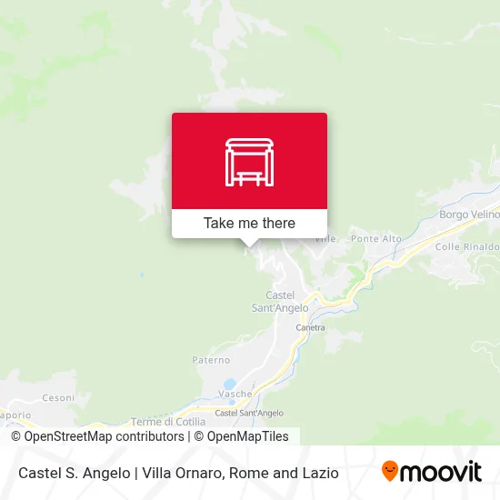 Castel S. Angelo | Villa Ornaro map
