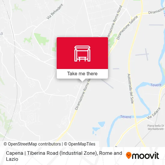 Capena | Tiberina Road (Industrial Zone) map