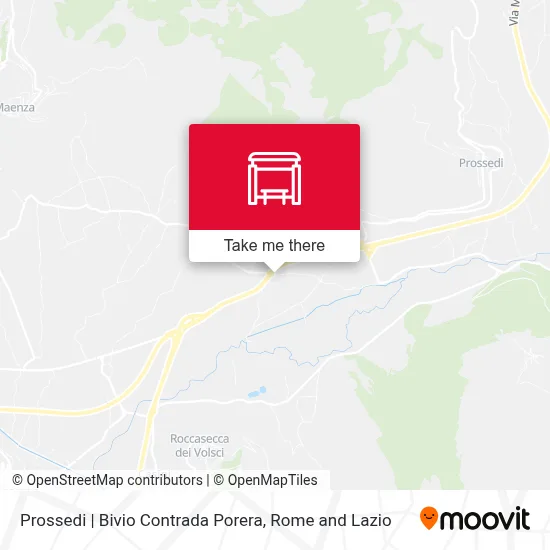 Prossedi | Bivio Contrada Porera map