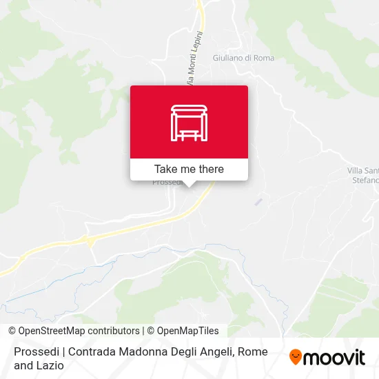 Prossedi | Contrada Madonna Degli Angeli map
