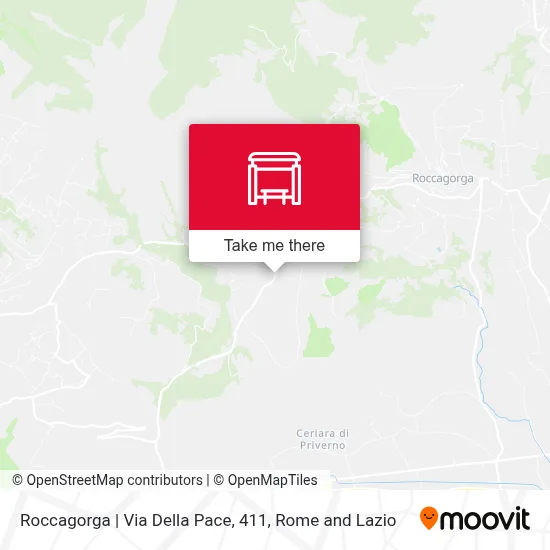 Roccagorga | Via Della Pace, 411 map