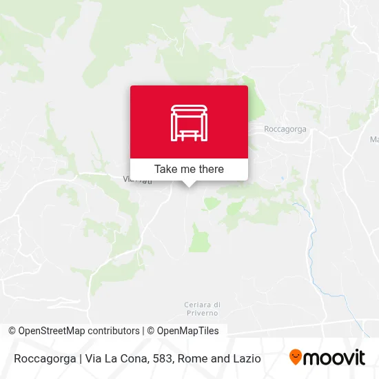 Roccagorga | Via La Cona, 583 map