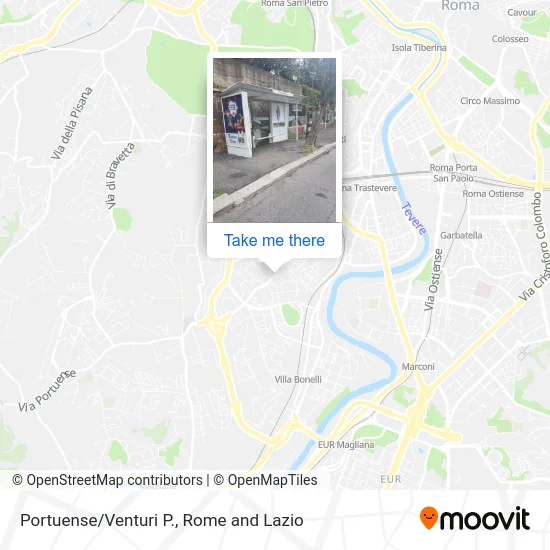 Portuense/Venturi P. map