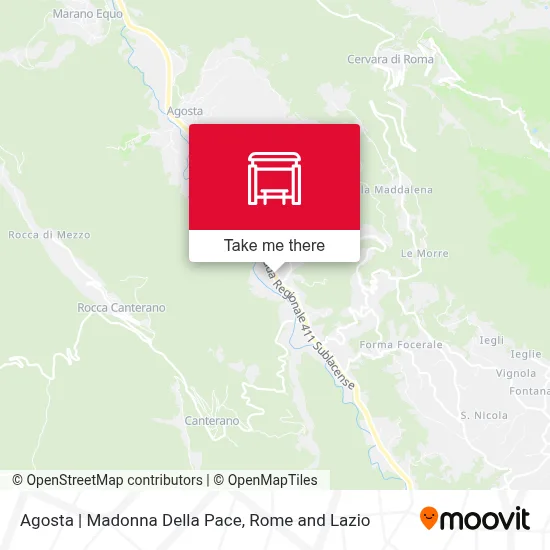 Agosta | Madonna Della Pace map