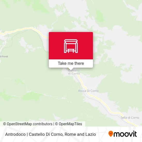 Antrodoco | Castello Di Corno map