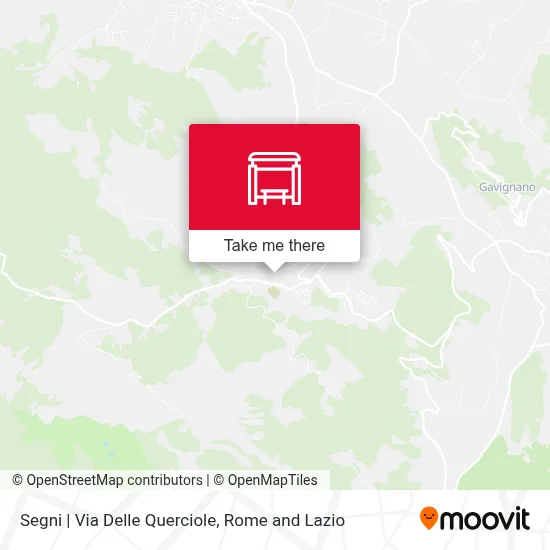 Segni | Via Delle Querciole map