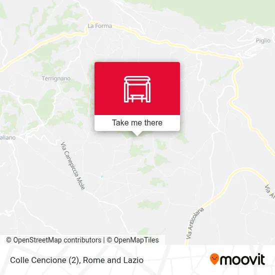 Colle Cencione (2) map