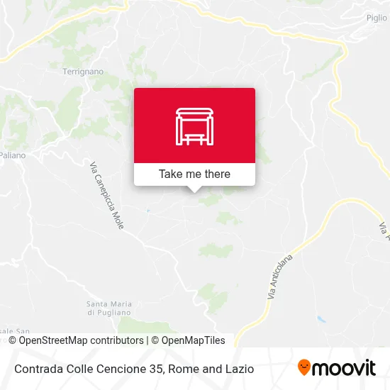 Contrada Colle Cencione 35 map