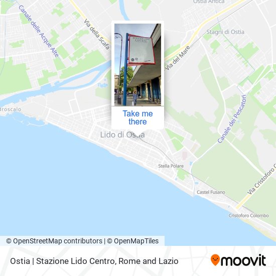 Ostia | Stazione Lido Centro map