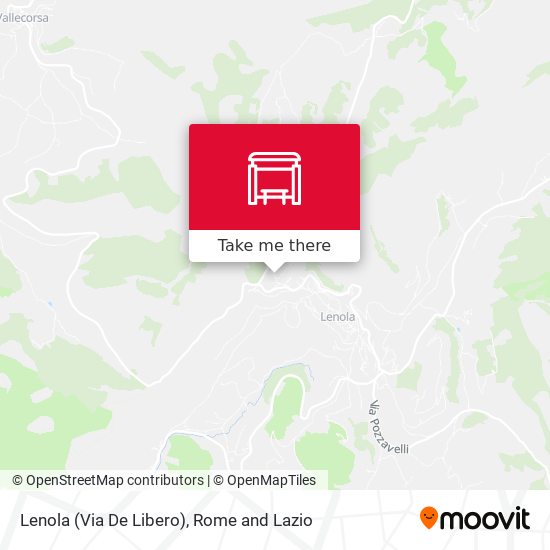 Lenola (Via De Libero) map