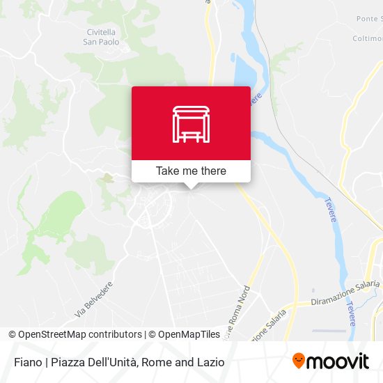 Fiano | Piazza Dell'Unità map