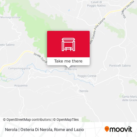 Nerola | Osteria Di Nerola map