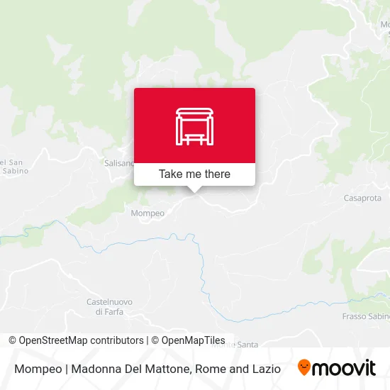 Mompeo - Madonna Del Mattone map