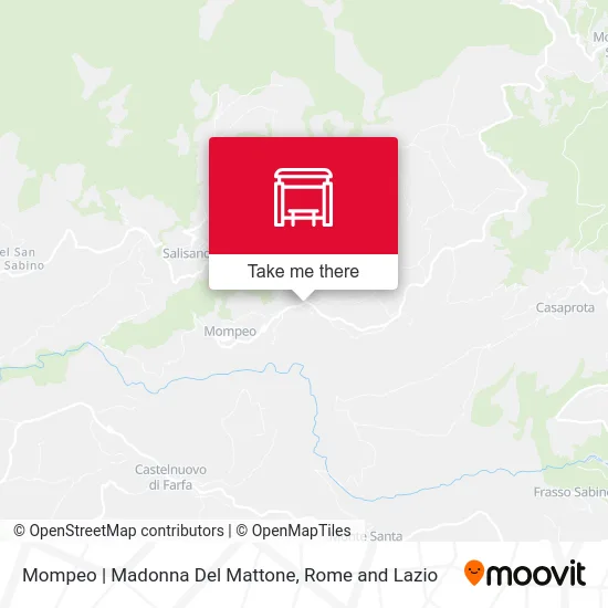 Mompeo - Madonna Del Mattone map