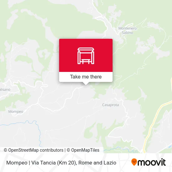 Mompeo | Tancia Road (Km 20) map
