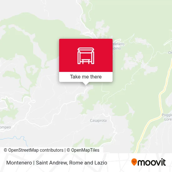 Montenero | Saint Andrew map