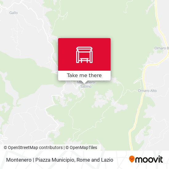 Montenero | Piazza Municipio map