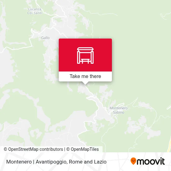 Montenero | Avantipoggio map