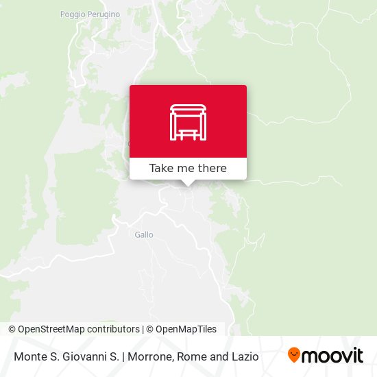 Monte S. Giovanni S. | Morrone map