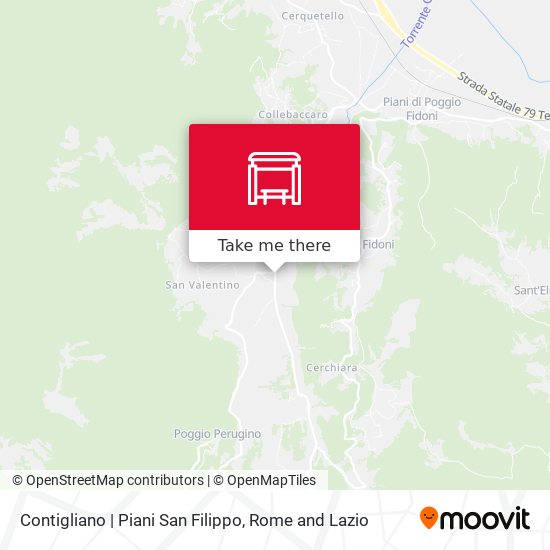 Contigliano | Piani San Filippo map