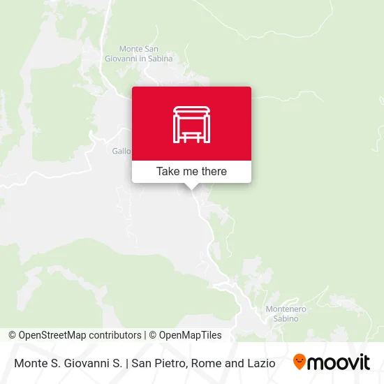 Monte San Giovanni | San Pietro map