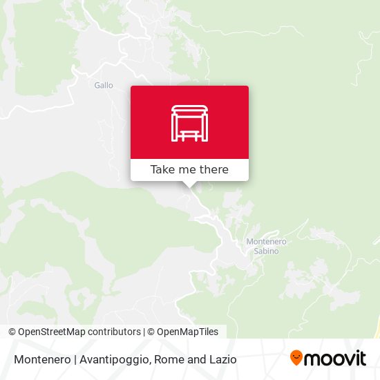 Montenero | Avantipoggio map