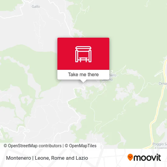 Montenero | Leone map