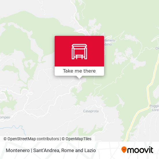 Montenero | Sant'Andrea map