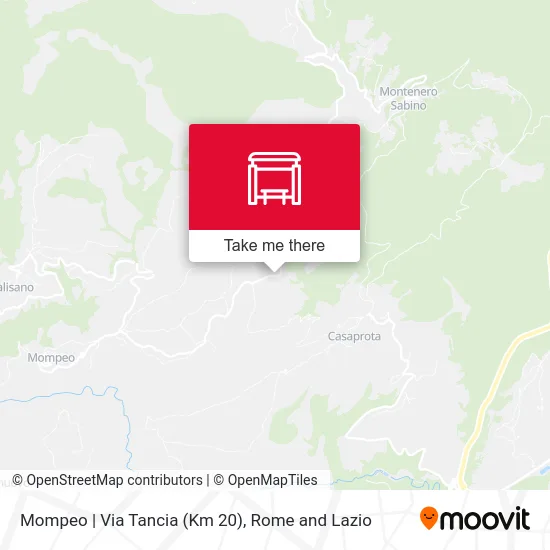 Mompeo | Tancia Road (Km 20) map