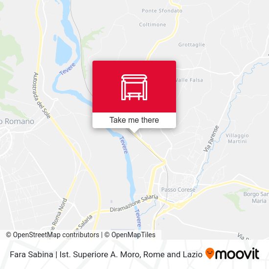 Fara Sabina | Ist. Superiore A. Moro map