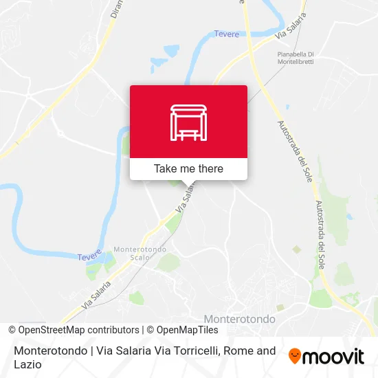 Monterotondo | Salaria Street Torricelli Street map
