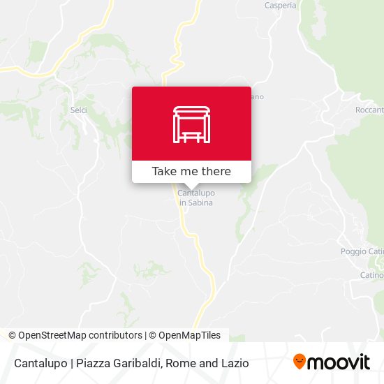 Cantalupo | Piazza Garibaldi map